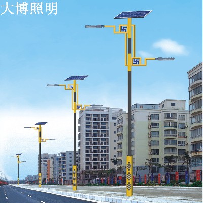 太阳能路灯双臂特色中式民族风新农村改造工程LED路灯厂家批发