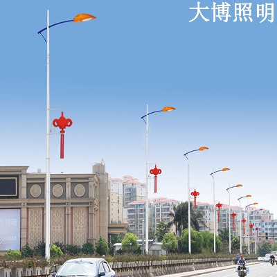 大博照明 LED路灯 批发户外防腐防锈热镀锌中国结路灯