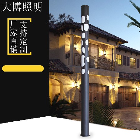 led景观灯铝制雕花镂空工艺圆形景观灯广场装饰庭院灯景观灯柱